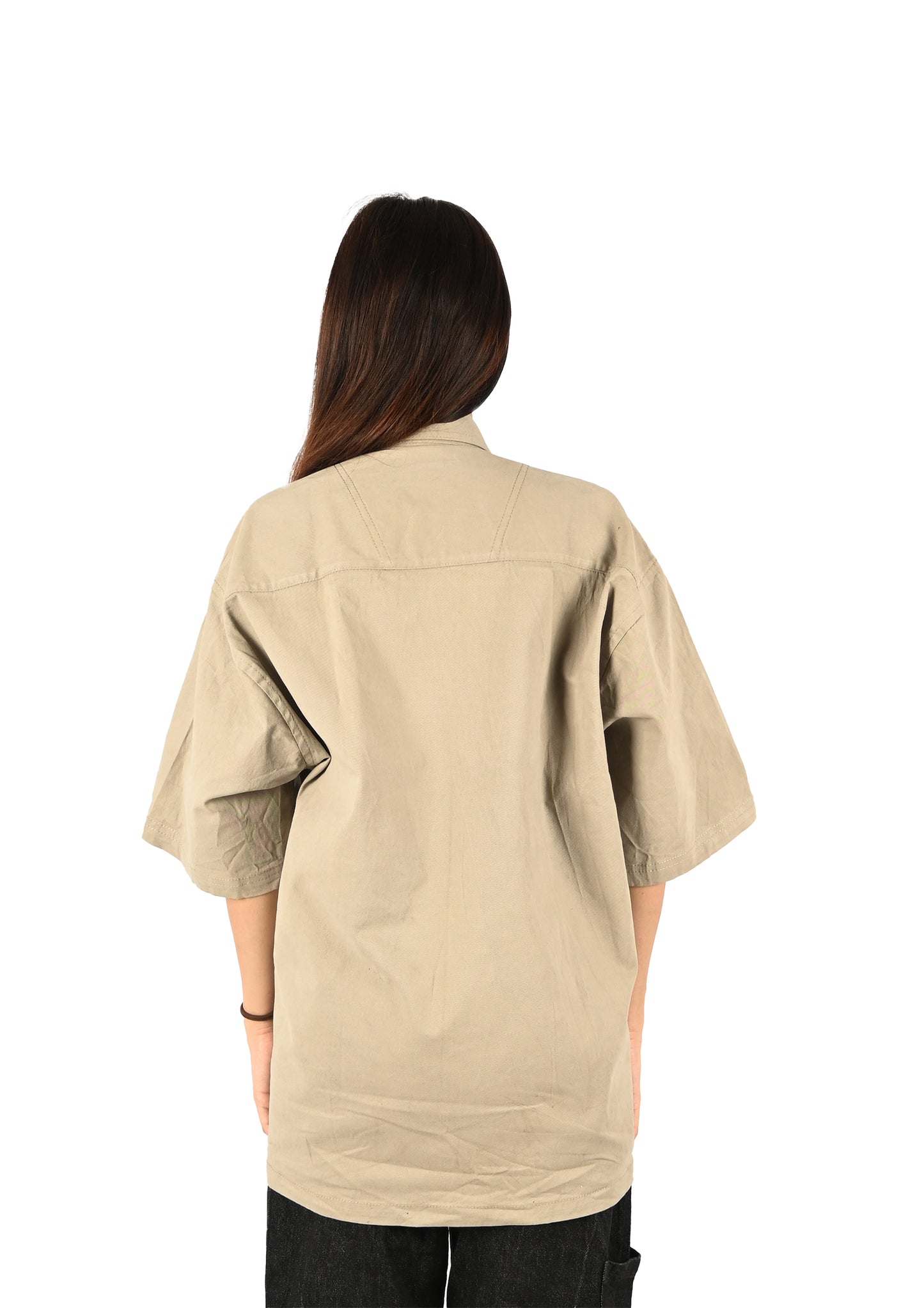 OVERSIZED ZIPPER POCKET SHIRT