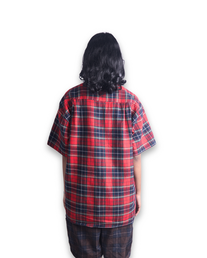 LIGHTWEIGHT RED PLAID SHIRT