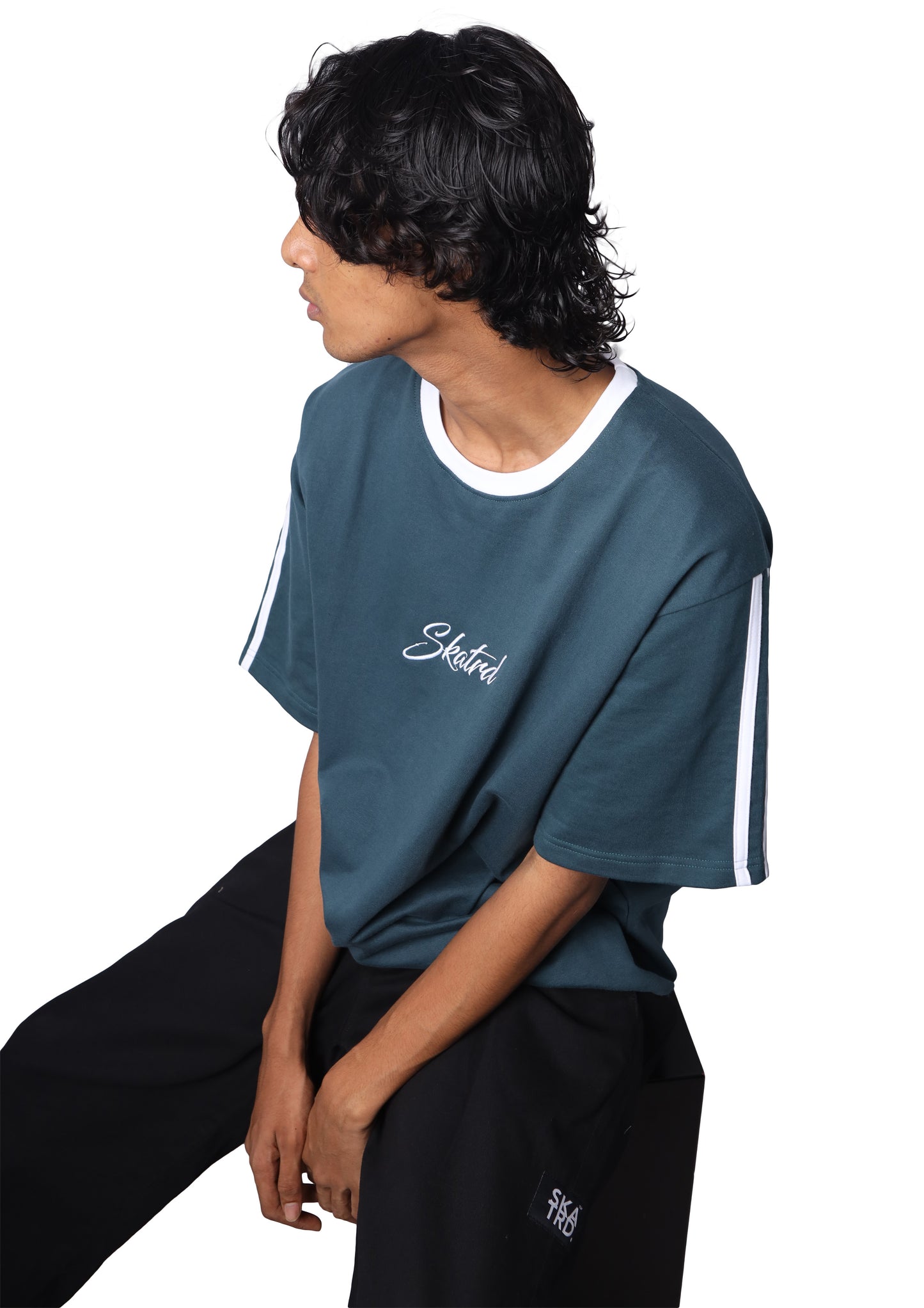 BACK TO BASICS TEAL T SHIRT