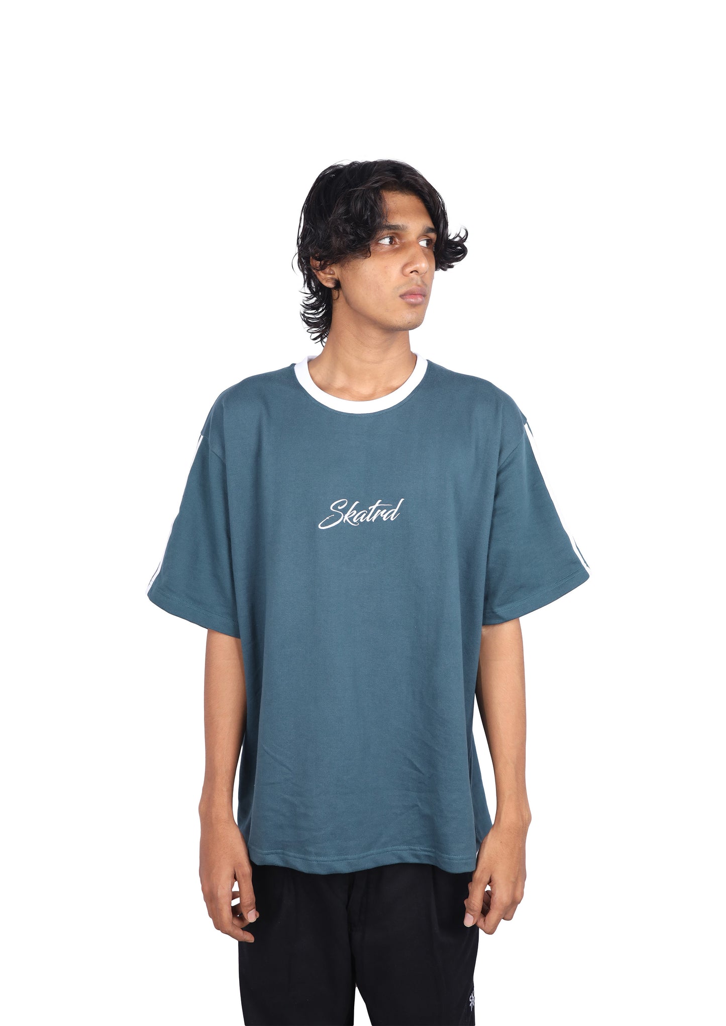 BACK TO BASICS TEAL T SHIRT