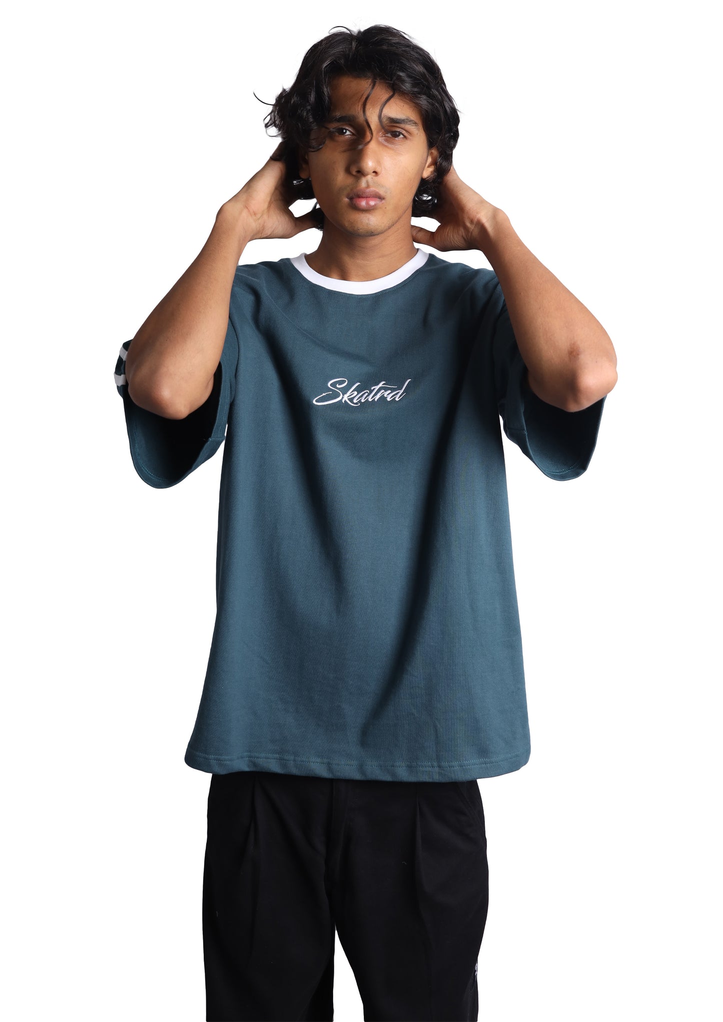 BACK TO BASICS TEAL T SHIRT