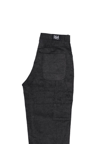 PIN STRIPED CORDUROY SKATE TROUSER