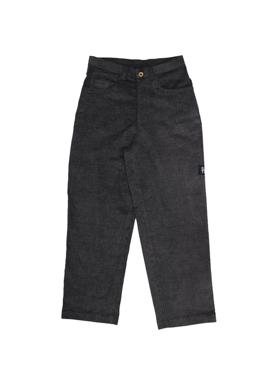 PIN STRIPED CORDUROY SKATE TROUSER