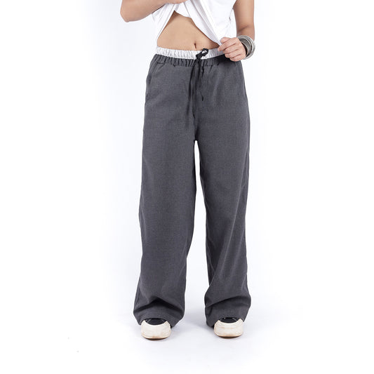 DOUBLE WAISTED TROUSERS