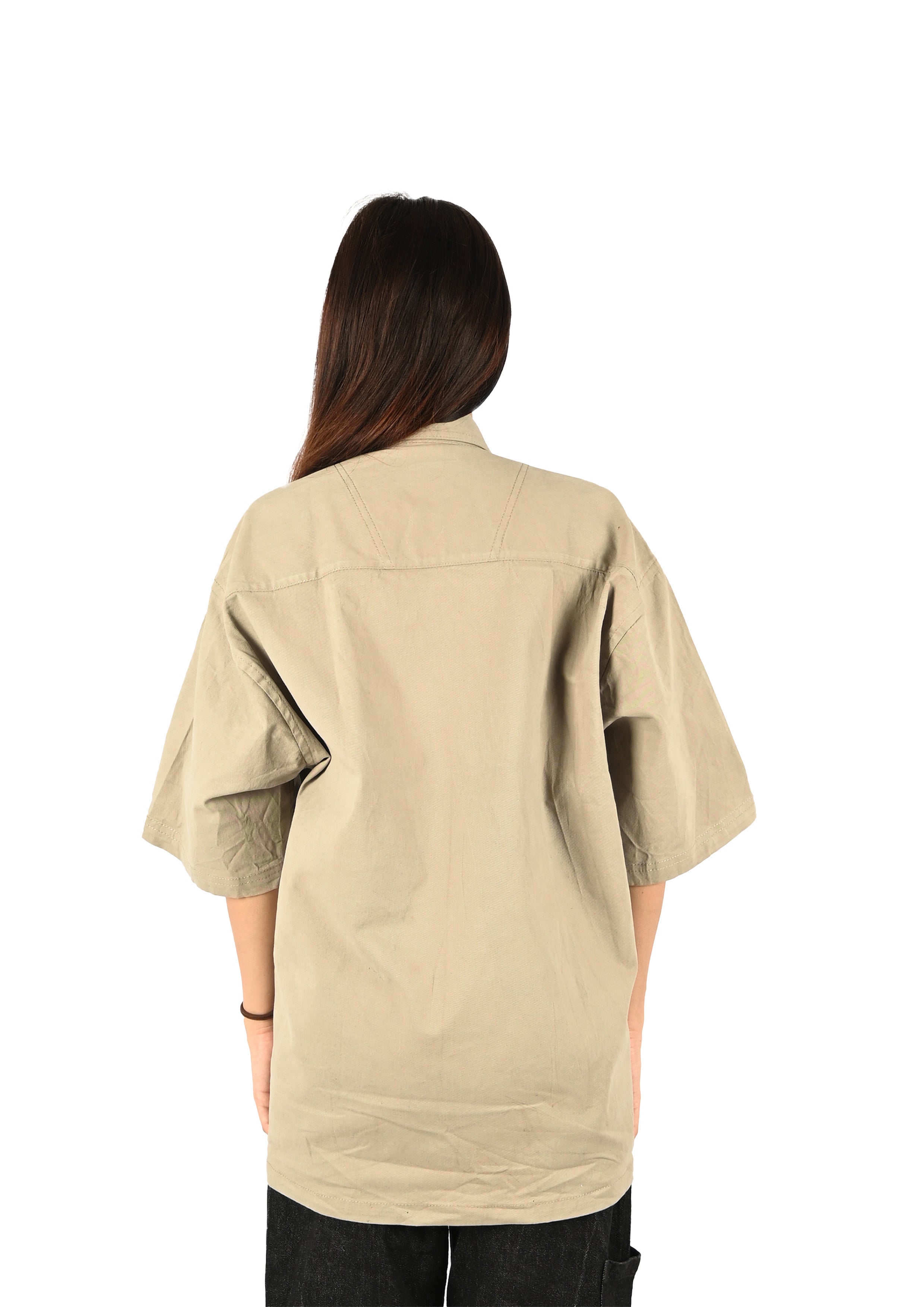 OVERSIZED ZIPPER POCKET SHIRT